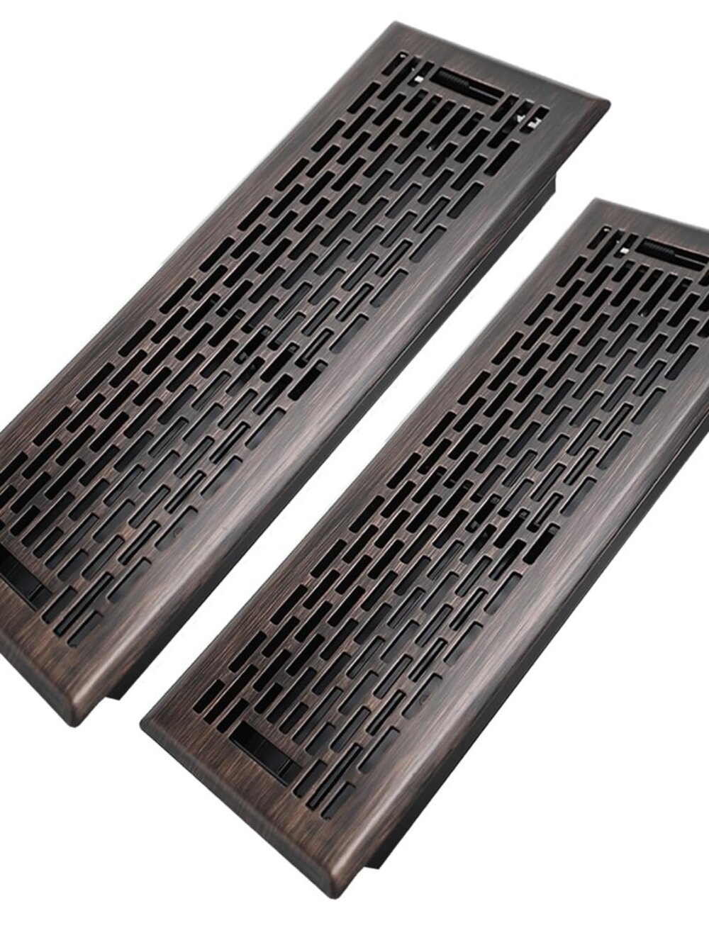 Howeall 4x14 Floor Register 2-Pack Oil Rubbed Bronze Heavy Duty Vents